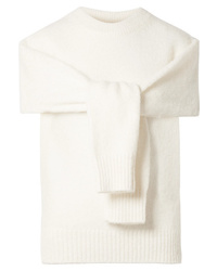 Helmut Lang Cutout Wool Blend Sweater
