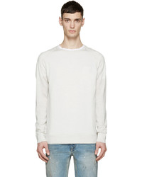 Helmut Lang Grey Wool Sweater