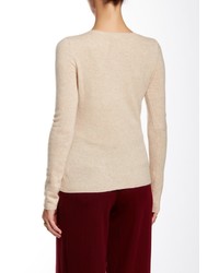 In Cashmere Basic Long Sleeve Cashmere Pullover
