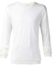 Isabel Benenato Cut Out Neck Detail Sweater