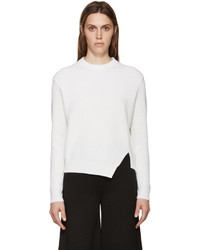 Proenza Schouler Ivory Asymmetric Sweater