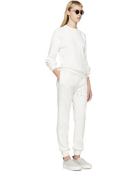 ATEA OCEANIE Ivory Ribbed Cotton Sweater