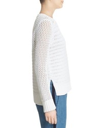 Rag & Bone Jean Amelie Open Knit Cotton Sweater