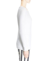Rag & Bone Jean Rita Cotton Crewneck Sweater Size Large White