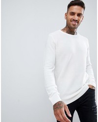 Pull&Bear Jumper In White