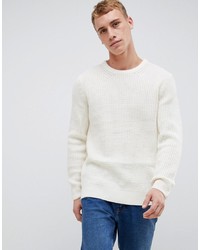 New Look Knitted Jumper In Cream