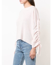 A.L.C. Lace Up Long Sleeve Sweater