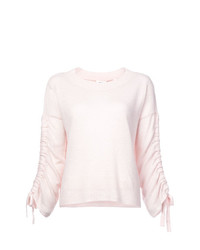 A.L.C. Lace Up Long Sleeve Sweater
