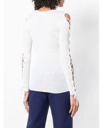 P.A.R.O.S.H. Lace Up Sleeve Jumper