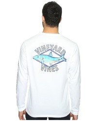 Vineyard Vines Long Sleeve Bonefish Diamond Pocket T Shirt T Shirt