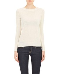 Barneys New York Loose Knit Sweater White Size Xs
