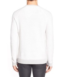 Vince Lux Lounge Crewneck Wool Cashmere Sweater