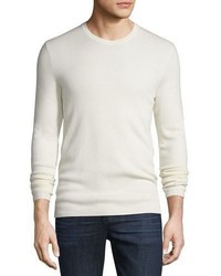 Michael Kors Michl Kors Cashmere Interlock Long Sleeve Sweater Ivory