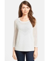 Classiques Entier Mixed Stitch Raglan Sleeve Sweater