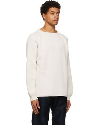 Nanamica Off White 5g Crewneck Sweater