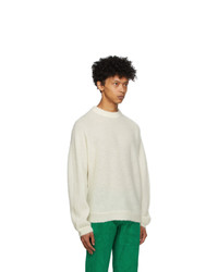 ERL Off White Alpaca And Mohair Sweater