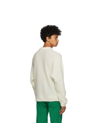 ERL Off White Alpaca And Mohair Sweater