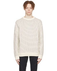 Nudie Jeans Off White August Sweater