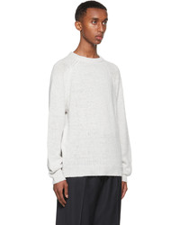 Our Legacy Off White Chunky Raglan Sweater