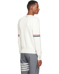 Thom Browne Off White Cotton Sweater