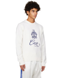 Casablanca Off White Embleme De Caza Sweater