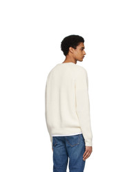 RE/DONE Off White Fisherman Sweater