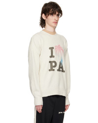 Palm Angels Off White I Love Pa Sweater