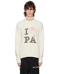 Palm Angels Off White I Love Pa Sweater