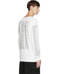 Yang Li Off White Long Sleeve Samizdat Reference T Shirt