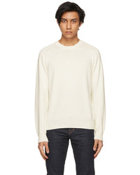 Tom Ford Off White Silk Knit Sweater