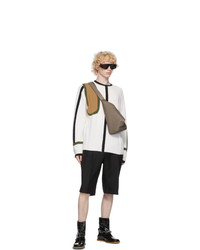 Loewe Off White Wool And Cashmere Scarf Sweater