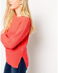 Asos Petite Sweater In Soft Texture