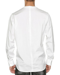 DSQUARED2 Poplin T Shirt With Contrast Taping White