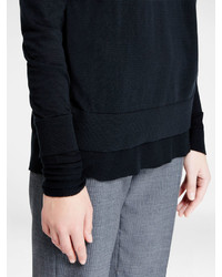 DKNY Pure Double Layer Front Pullover