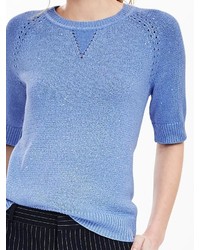 Banana Republic Sequined Elbow Sleeve Pullover