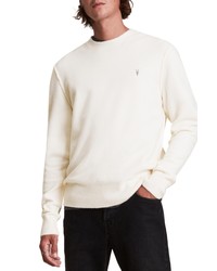 AllSaints Statten Crewneck Sweater In Cloudy Taupe At Nordstrom