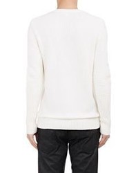 Helmut Lang Stockinette Sweater White
