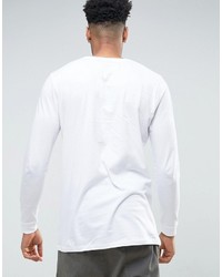 Asos Tall Longline Long Sleeve T Shirt With Crew Neck