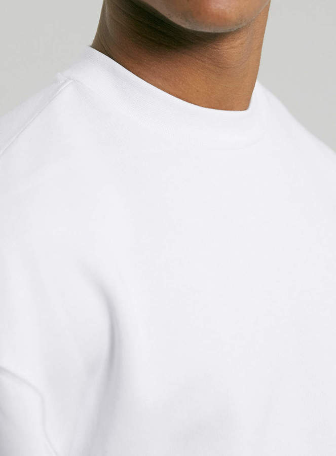 Topman Off White Vintage Oversize Sweatshirt, $40 | Topman | Lookastic