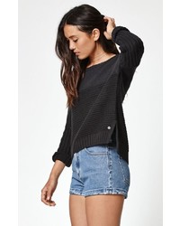 Roxy True To Your School Cropped Pullover Sweater
