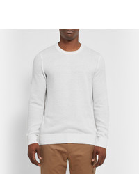 A.P.C. Waffle Knit Cotton And Cashmere Blend Sweater