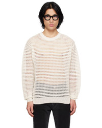 Wooyoungmi White Crewneck Sweater