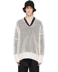 Sulvam White Crewneck Sweater