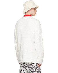ERL White Hairy Sweater