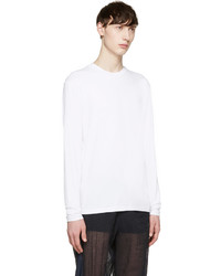 Satisfy White Long Sleeve Packable T Shirt