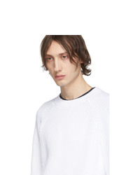 DSQUARED2 White Plain Pullover Sweater
