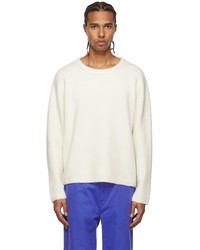 Heron Preston for Calvin Klein White Season 2 Alpaca Pullover Sweater