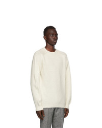 Harmony White Shaggy Sweater