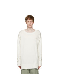 A-Cold-Wall* White Stone Washed Sweater