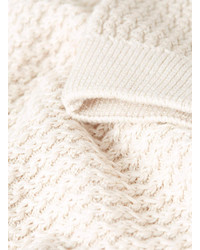 Topman White V Stitch Sweater